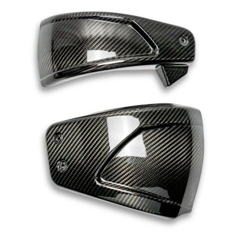 Sawicki Speed Shop Carbon Fiber Single Duct Side Covers For Harley Softail 2018-2024