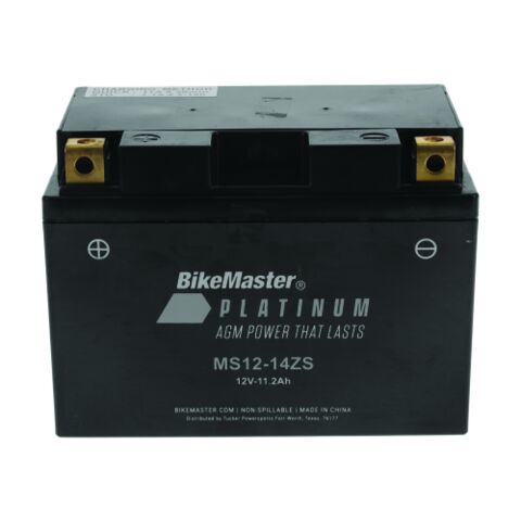 BikeMaster MS12-14ZS AGM Platinum Battery