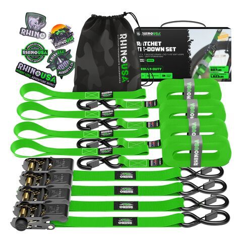 Rhino USA Medium Duty Ratchet Tie-Downs