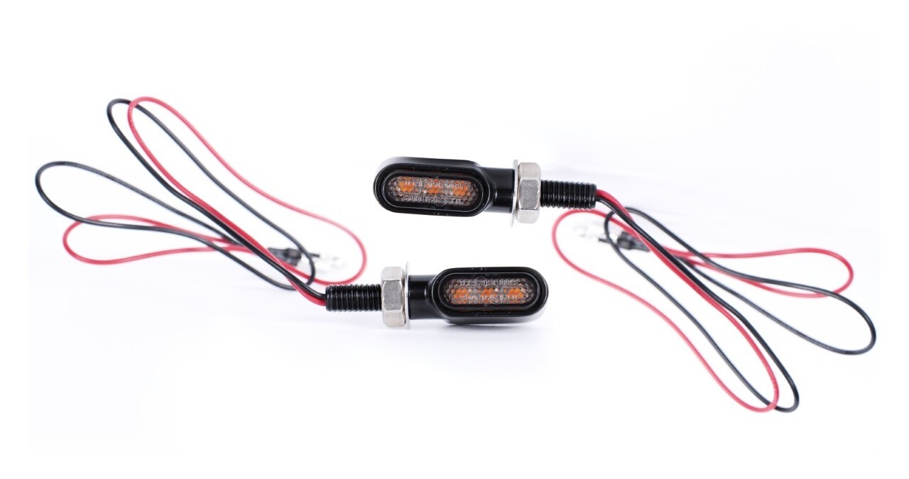 Speedmetal LED Oval Front Turn Signals | JPCycles.com