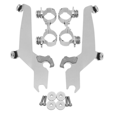 Memphis Shades Metric Sportshield Trigger-Lock Mount Kit Honda VT750 Shadow Ace DLX / VT110 Shadow Sabre Polished [Previously Installed]