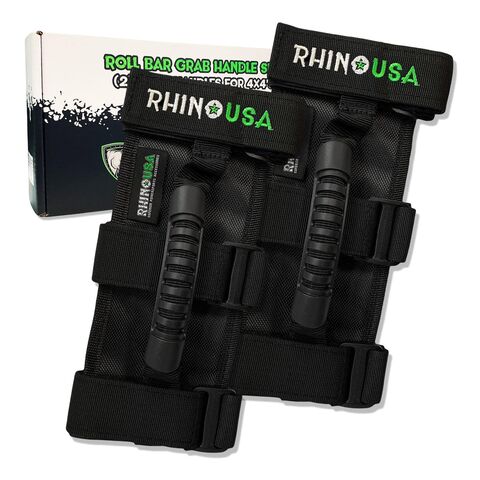 Rhino USA Heavy-Duty Roll Bar Grab Handles