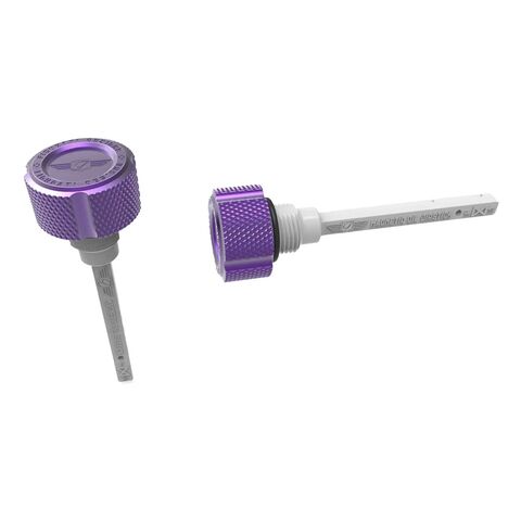 Figurati Designs Performance Knurled Magnetic Transmission Oil Dipstick For Harley Touring 2017-2026