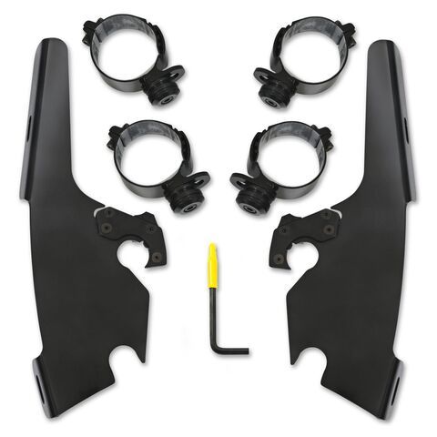 Memphis Shades Fats / Slim Trigger-Lock Mount Kit For Harley Softail FLSB 2018-2021 Black [Open Box]