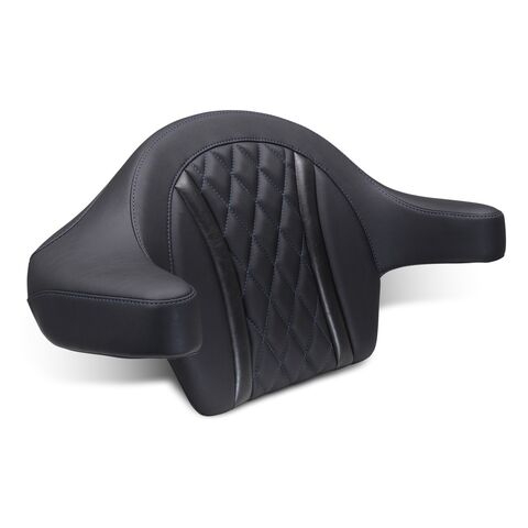 Mustang Deluxe Diamond Extended Arm Wrap-Around Backrest For Harley FLHX / FLTRX 2023-2025