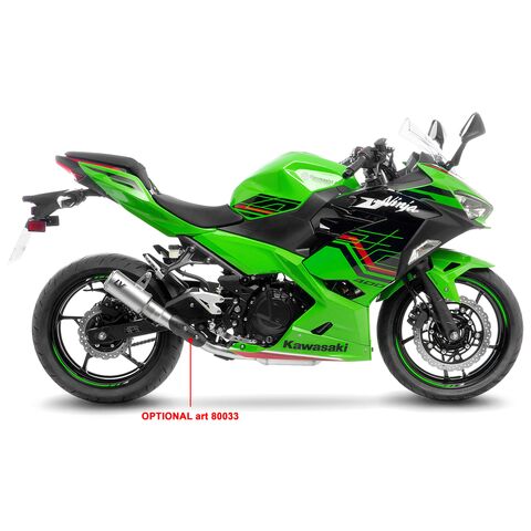 LeoVince LV Corsa S Slip-On Exhaust Kawasaki Ninja 400 / 500 / Z400 / Z500 2019-2025