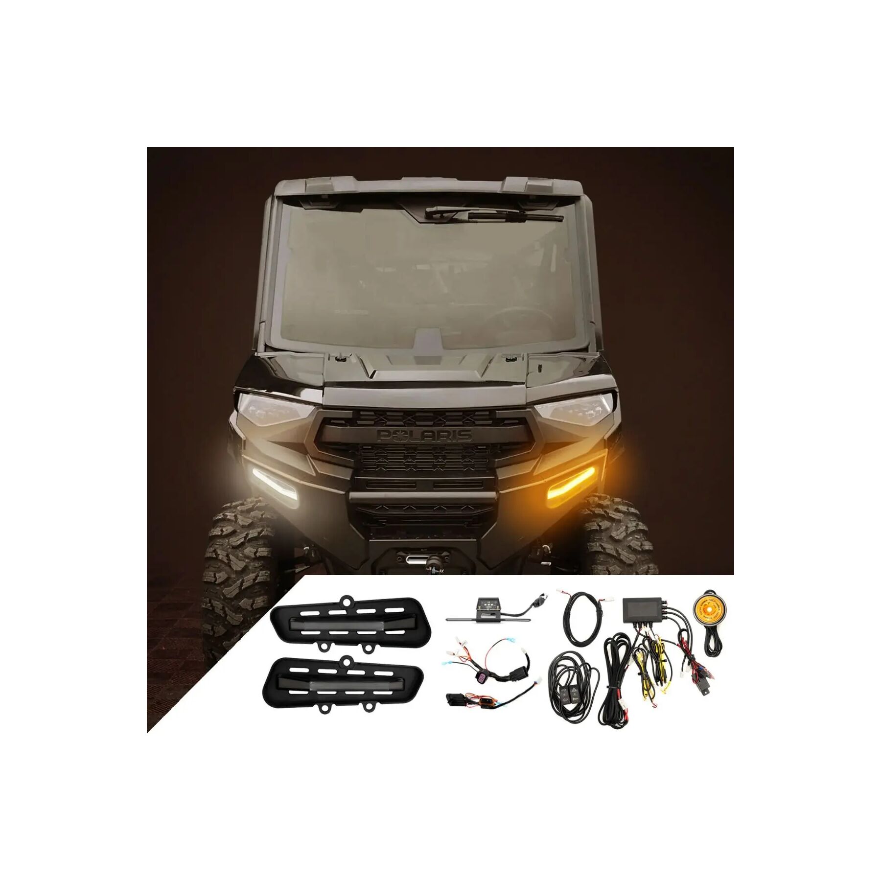 Ravek Ravek Gen-2 Auto-Cancel Turn Signal Kit w/White Running Lights Polaris Ranger XP 1000 2025-2026 - $459.95 at J&P Cycles