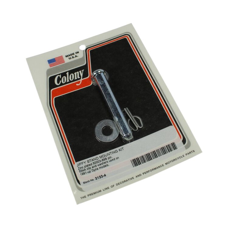 Colony Jiffy Stand Mounting Kit For Harley Dyna 1999-2017