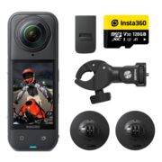 Insta360 X4 Action Camera Motorcycle Bundle With SD Card