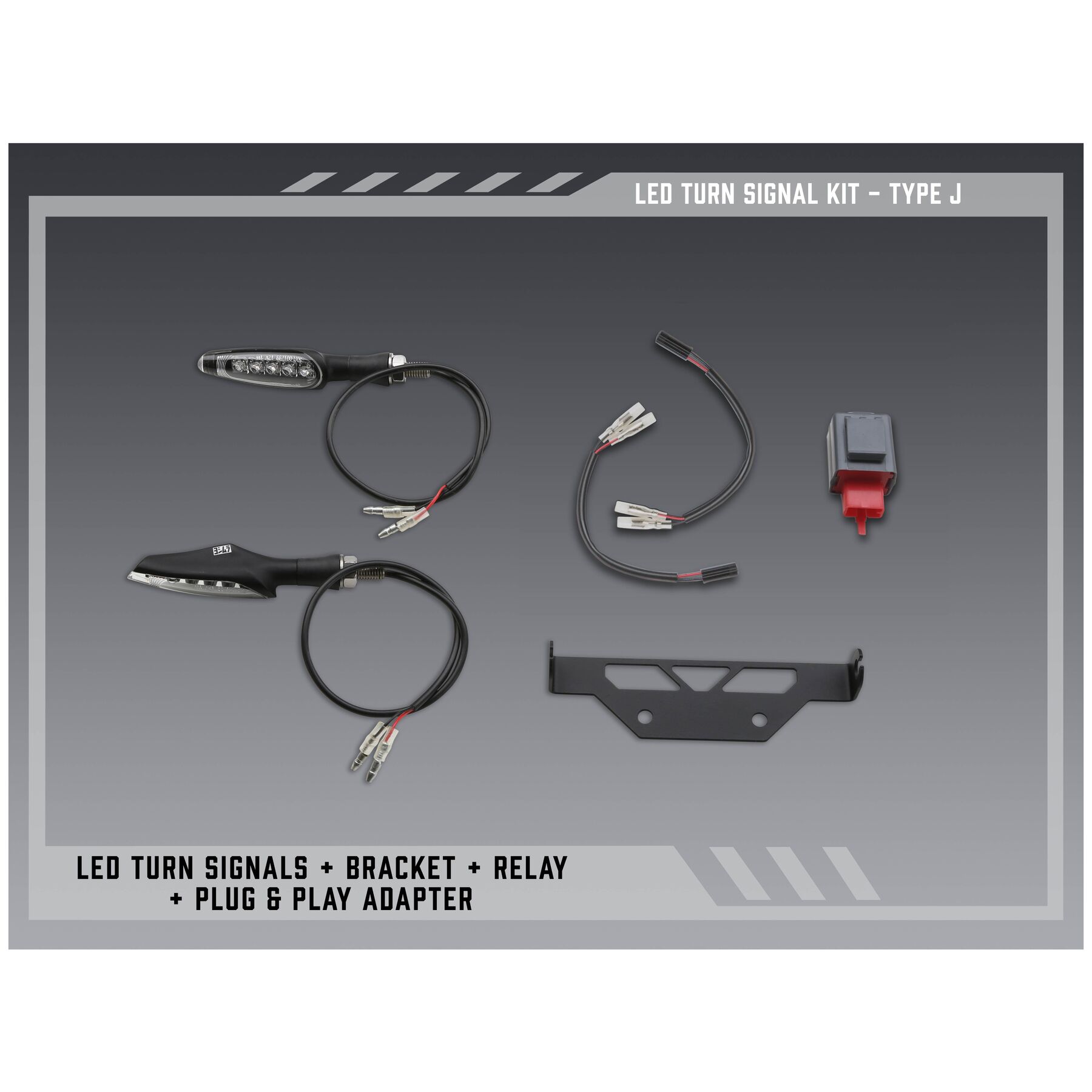 Yoshimura LED Signal Kit For V2 Fender Eliminator Kit Type J Yamaha Tenere 
