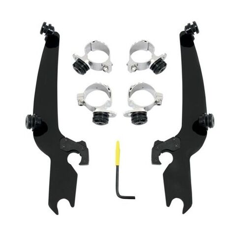 Memphis Shades Metric Sportshield Trigger-Lock Mount Kit Yamaha Bolt / R Black [Open Box]