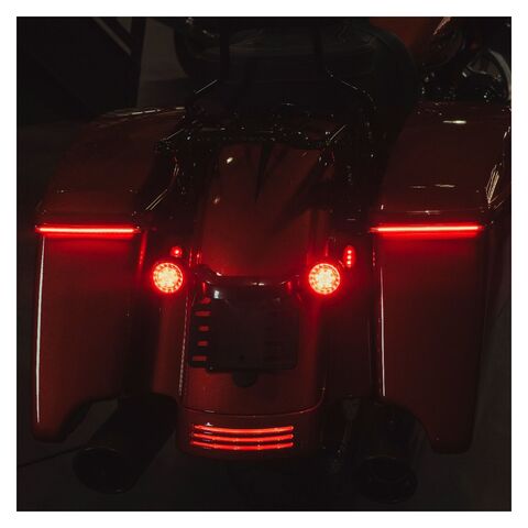 Custom Dynamics Low Profile Sequential Bagz Saddle Bag Lights For Harley Touring 2014-2025