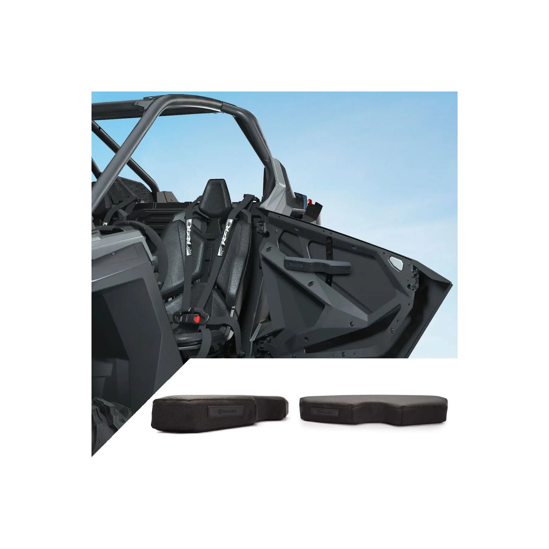 Ravek Ravek Adjustable Heavy Duty Armrest Polaris RZR Pro XP / Pro R / Turbo R 2020-2026 - $249.95 at J&P Cycles