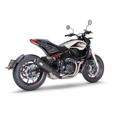 Dr. Jekill & Mr. Hyde Arcade Streetfighter Adjustable Slip-On Muffler For Indian FTR 2023-2025