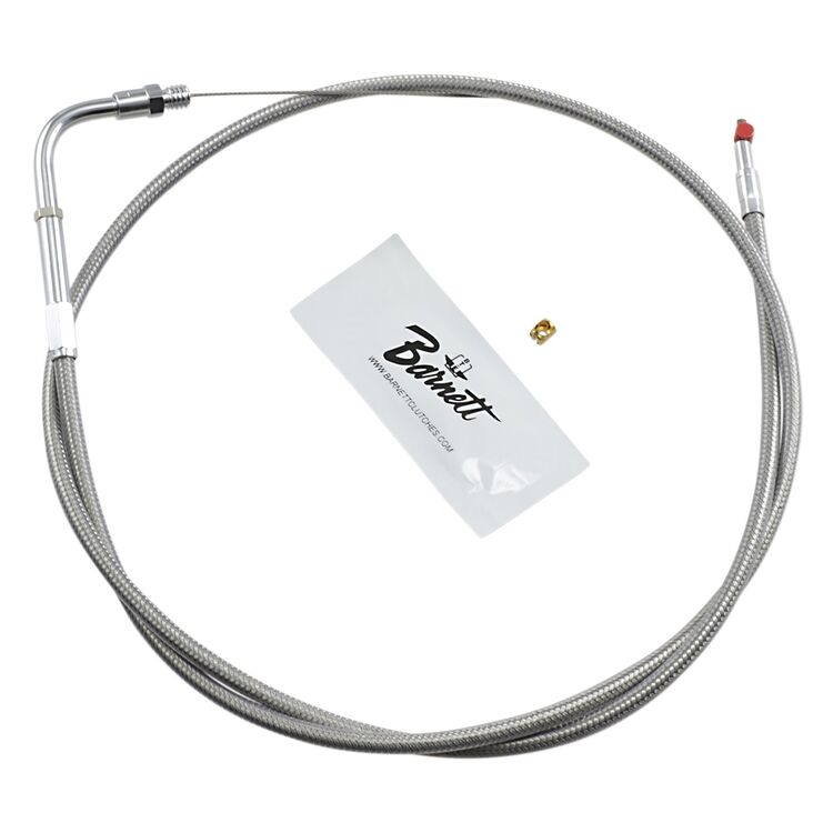 Barnett Stainless Steel Throttle Cable For Harley Touring 1990-1995 Stock [Open Box]