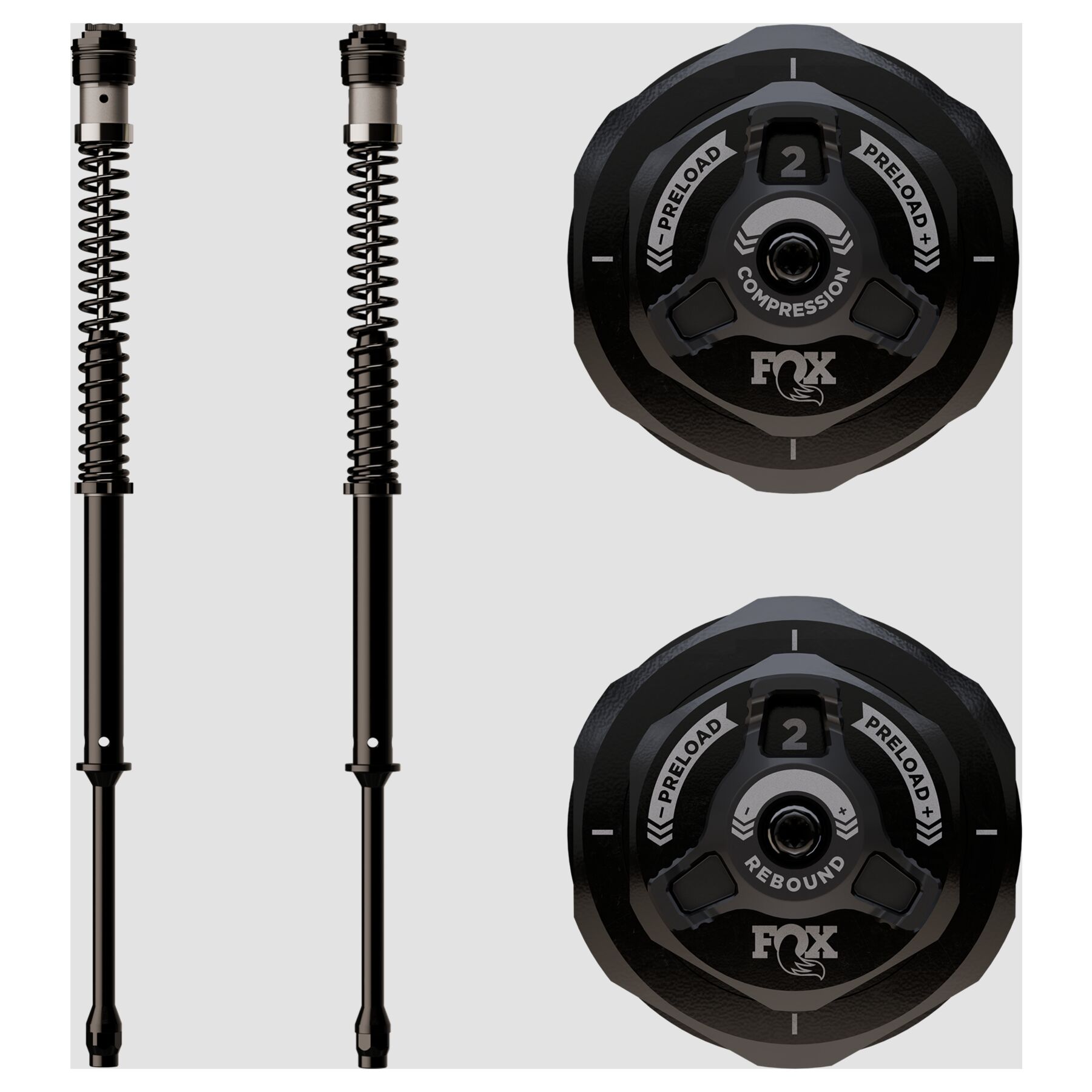 Fox Factory Fox Factory Street Grip ST Adjustable Fork Cartridge Kit For Harley Touring 2014-2025 - $1399.99 at J&P Cycles
