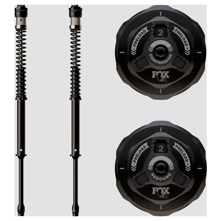 Fox Factory Street Grip ST Adjustable Fork Cartridge Kit For Harley Softail 2018-2025