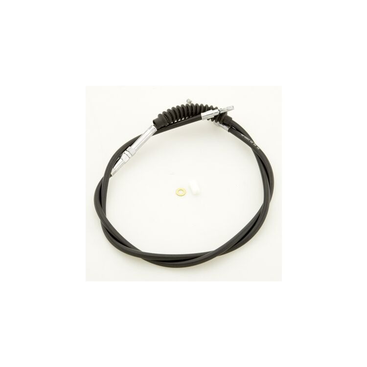 J&P Cycles Clutch Cable For Harley Sportster 1986-1995 61" (Stock Length) / Black Vinyl [Previously Installed]