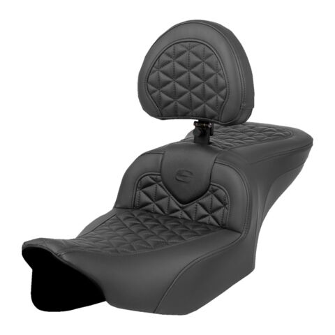 Saddlemen Roadsofa Tri Gripper 2-Up Seat For Harley FLHX / FLTRX 2023-2025