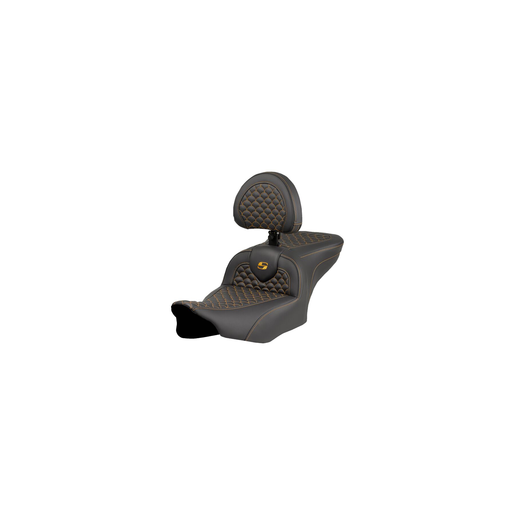 Saddlemen Saddlemen Roadsofa DS Dragon Scale 2-Up Seat For Harley FLHX / FLTRX 2023-2026 - $900.00 at J&P Cycles