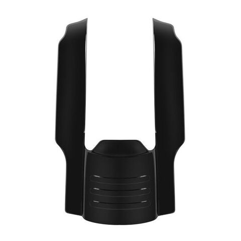 HogWorkz Dual Cut Stretched Fender Extension For Harley Touring 1996-2008 Vivid Black [Open Box]