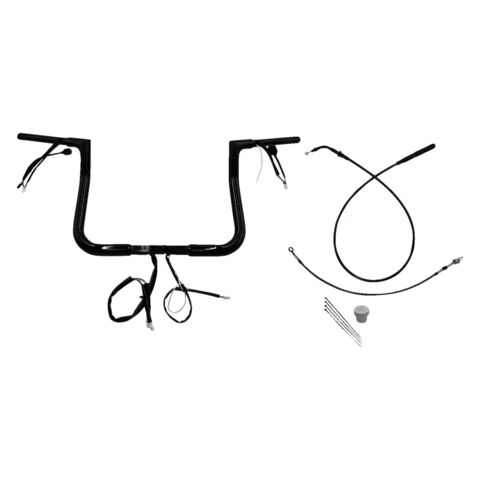 Fat Baggers Inc. 1 1/4" Wired Flat Top Handlebar Kit For Harley FLHX 2023-2025 