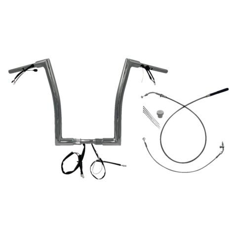 Fat Baggers Inc. 1 1/2" Wired Flat Top Handlebar Kit For Harley FLTRX 2023-2026