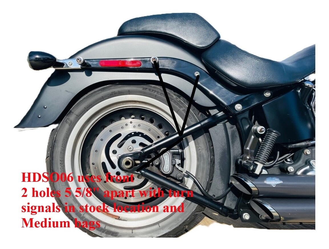 Leatherworks Quick Mounts Saddlebag Mounting System For Harley