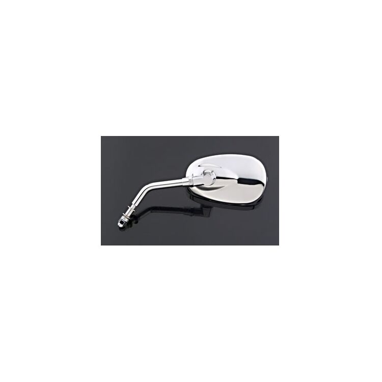 J&P Cycles Custom Mini Oval Mirror 4-1/2" [Open Box]