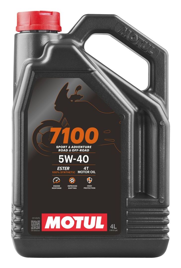 Motul 7100 4T Synthetic Engine Oil - 4 Liter | JPCycles.com