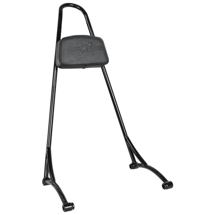 Burly Brand Tall Sissy Bar With Pad Honda Rebel 1100 2021-2025 Black [Previously Installed]