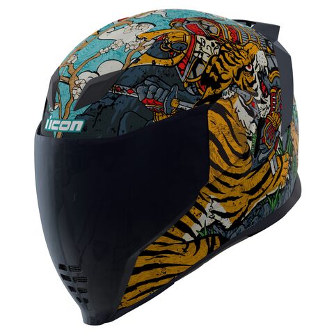 Icon Airflite Mips EDO Helmet Grey/Orange/Blue / 3XL [Open Box]