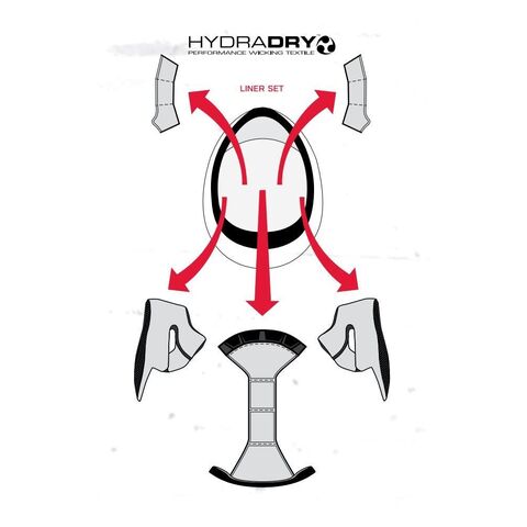 Icon Airframe Pro Liner Set MD Tighter [Open Box]