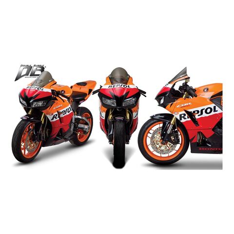 Zero Gravity Double Bubble Windscreen Honda CBR600RR 2013-2025 Dark Smoke [Open Box]