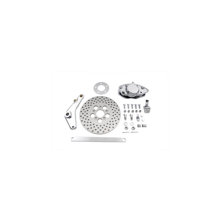 V-Twin Mfg. Rear Brake Caliper And 10" Disc Kit For Harley 1973-1980