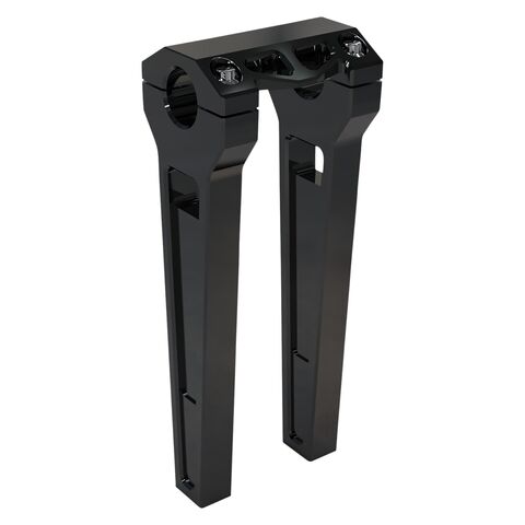 LA Choppers 1.25" Billet Performance Risers 8" Rise w/ Pullback / Black [Previously Installed]