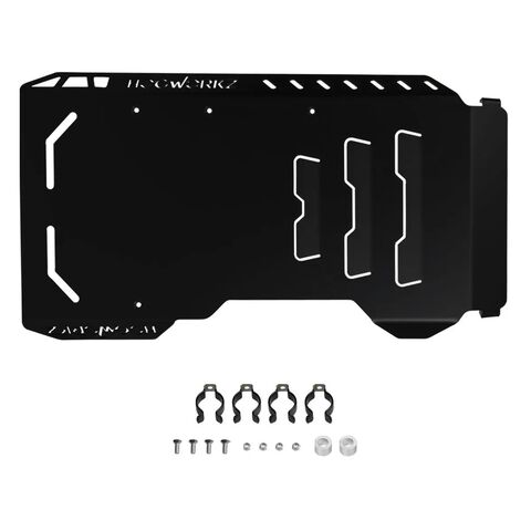 HogWorkz Skid Plate / Chassis Protector For Harley Softail 2018-2026 Black [Open Box]