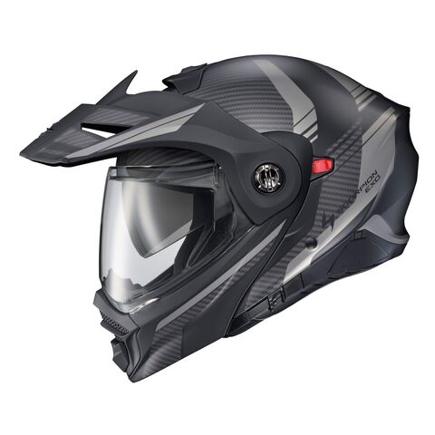 Scorpion EXO-AT960 Monk Helmet Black/Grey / LG [Open Box]