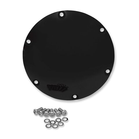 Drag Specialties Derby Cover For Harley Sportster 2004-2022 Gloss Black [Incomplete]