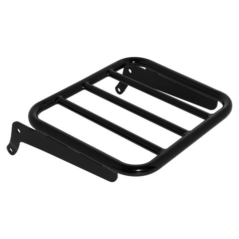 HogWorkz Harley Add On Sissy Bar Luggage Rack For Harley Softail 2018-2025 Black [Previously Installed]