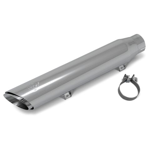 Vance & Hines 4" Round Twin Slash Slip-On Muffler For Harley Softail 2025-2026