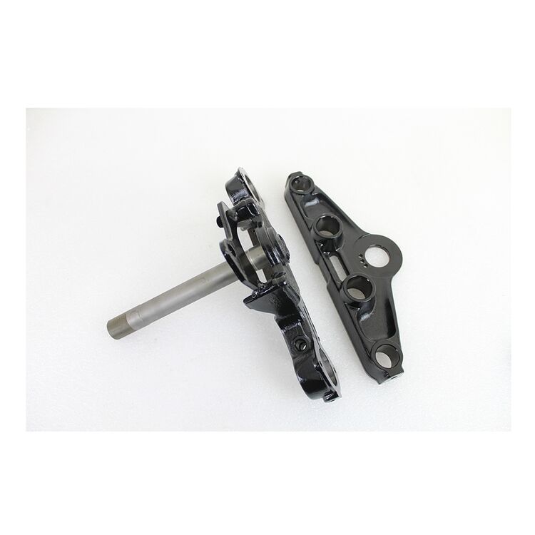 V-Twin Mfg. Triple Tree Set For Harley FL 1960-1984 Black [Blemished - Good]