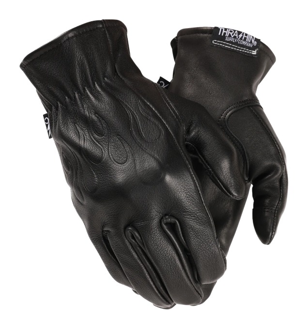 Thrashin Supply Roper Leather Gloves | JPCycles.com