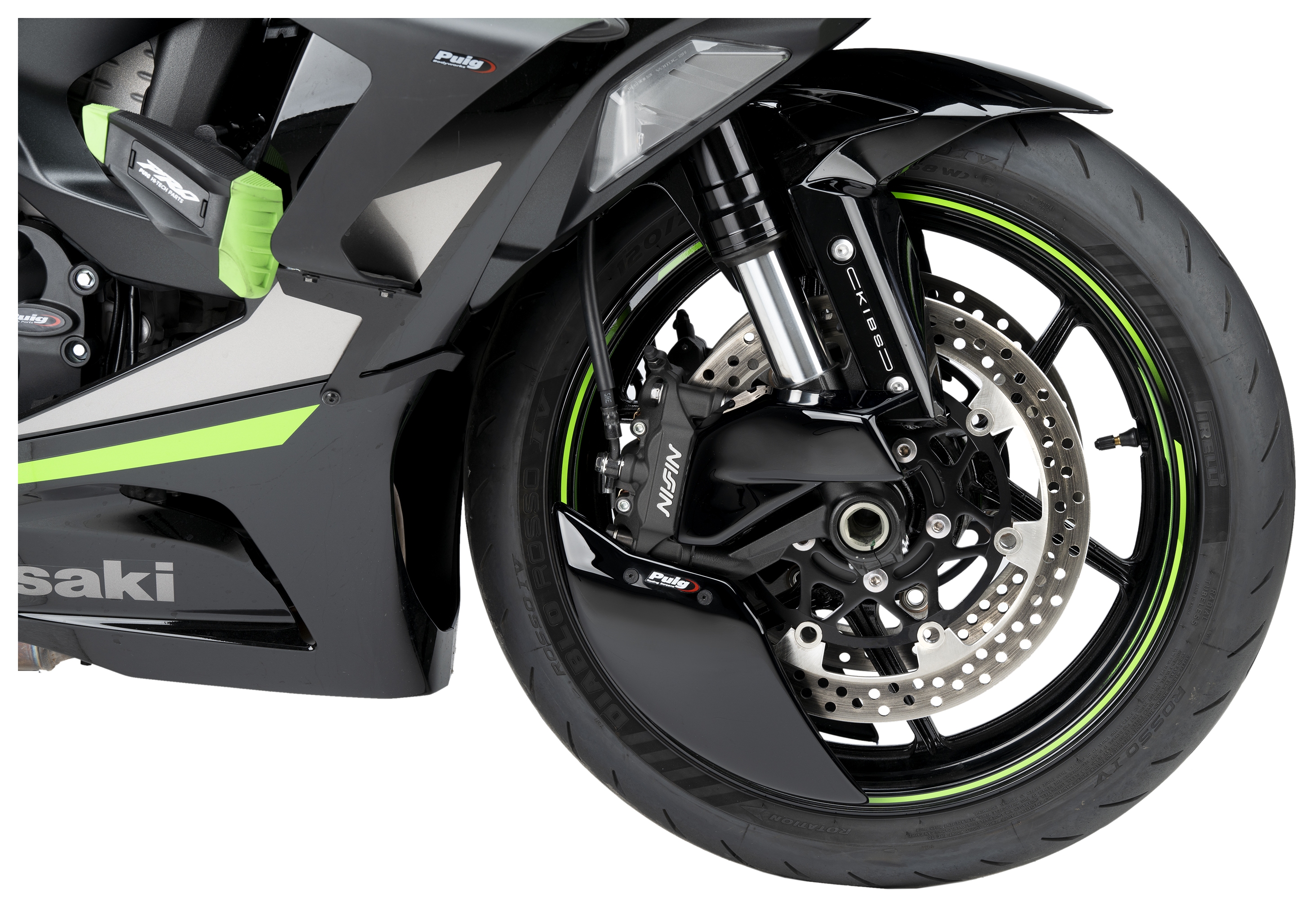 Puig Brake Cooler Kawasaki Ninja ZX-6R ZX636 2024-2026 | JPCycles.com
