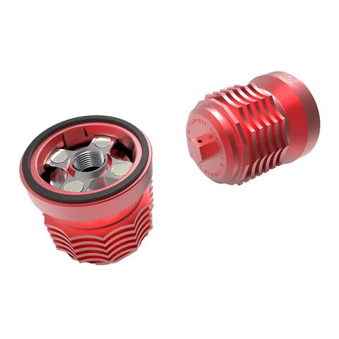 Figurati Designs Performance Magnetic Oil Filter For Harley 1984-2026