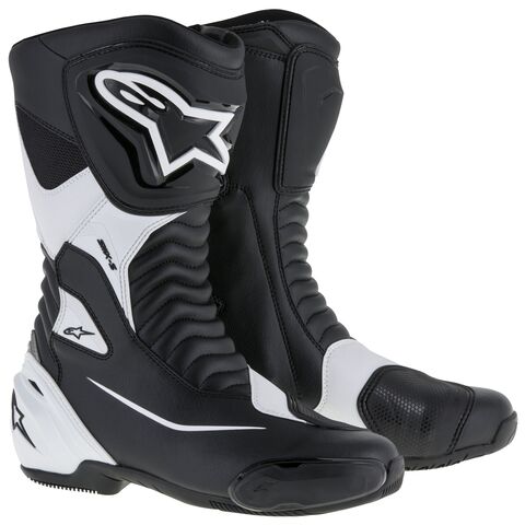 Alpinestars SMX S Boots Black/White / 42 [Blemished - Very Good]