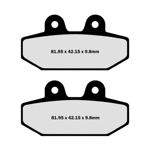 Lyndall Brakes Z-Plus Carbon / Aramid Rear Brake Pads For Harley Softail 2018-2025 [Open Box]