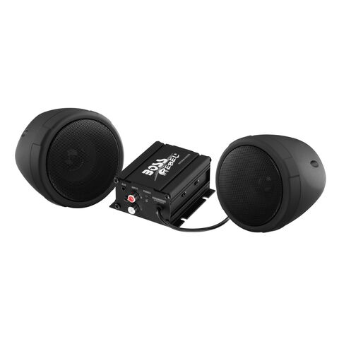Boss Audio Rebel 600 Watt 2 Speaker Bluetooth Sound System Black [Previously Installed]