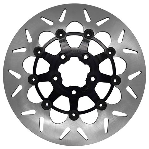 GBrakes Round 11.8" Floating Rear Brake Rotor For Harley Touring 2008-2026 Black [Previously Installed]