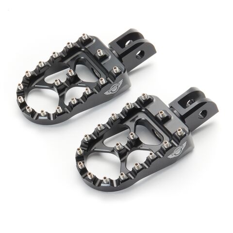 Milwaukee Twins MX Style Rider Pegs For Harley Softail / Sportster S / Nightster 2018-2025